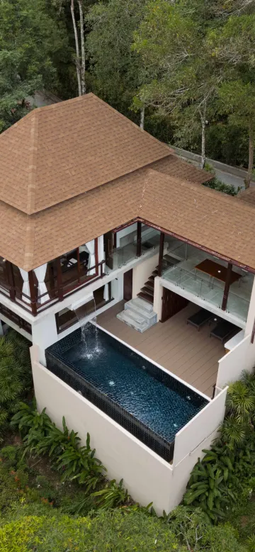 วิลล่าพรีเมียม 2 ห้องนอน พร้อมสระว่ายน้ำส่วนตัวและน้ำตก