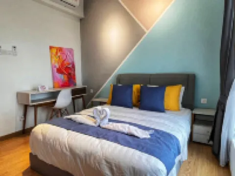 Gotcha Imperium Residence, Spacious Studio Room I Fits Couple, Friends & Family 4-5pax