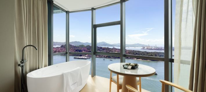 Wangyu Guanlan Seaview Hotel (Zhongshan Road Ferry Terminal) โรงแรมในเซียะเหมิน