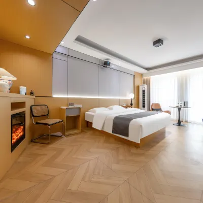Wuxi Turkish Characteristic Cave Aesthetics Self-Service Apartment 祝大椿故居周辺のホテル