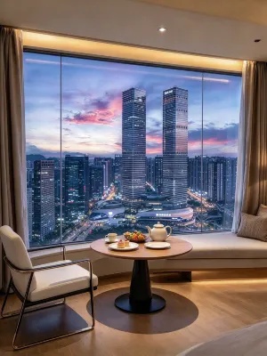 YUNSHUO · High Sky Private Soup Hotel (Huaguoyuan White House Songhua Road Metro Station) Hotels in Huaguoyuan Area