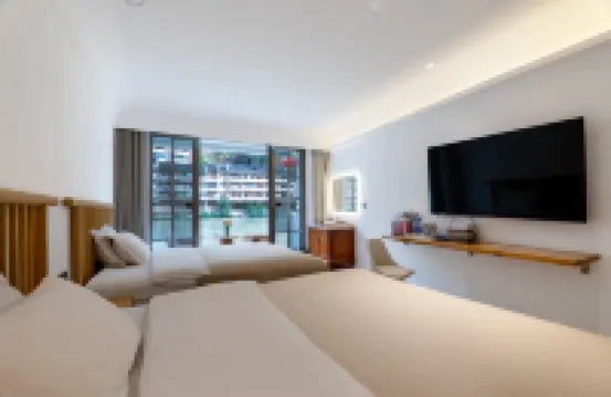 Zhenyuan Xujiu·Entering Movie View Inn فنادق في جَن يوان