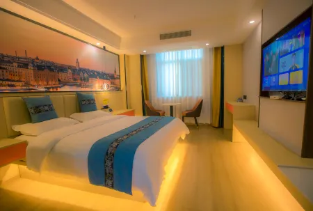 Wanfeng Intelligent Hotel (Lancang Minzu Street) Отели рядом с достопримечательностью «Mifengyan Viewing Point»