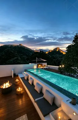 Zhaohua·Tingzhu Homestay - สระว่ายน้ำบนดาดฟ้า
