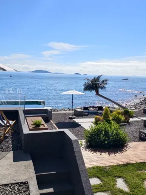 Qiyu Muhai Homestay (Laoshan Scenic Area Store) - 인피니티 풀