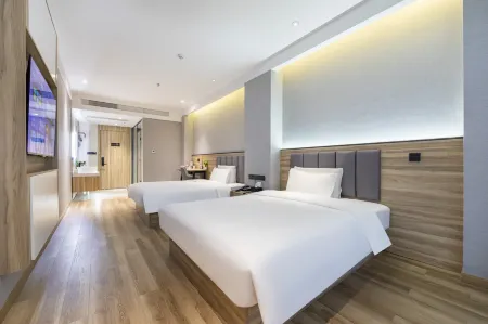 GreenTree Inn Smart Choice Hotel (Shanghai Songjiang University City Wuyue Plaza Stor) Отели рядом с достопримечательностью «Zuibaichi Park»