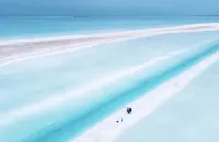 Lonely space desert glamping hotel