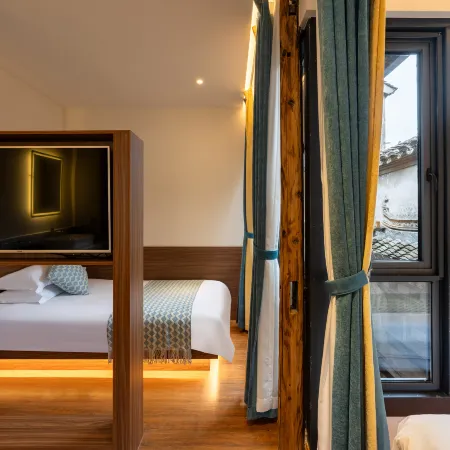 Hongcun xiyunpan moon • holiday selected Huizhou century famous house art B & B Hoteles en Yixian