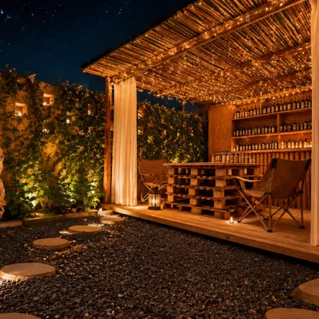 Zhongwei Liusha Pavilion | Art Lounge Designer Hidden Desert Homestay (Shapotou District)