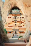 Fanjing・AURA | Desert Galaxy Pool, 360° Gilded Sunset Panoramic Stay (Shazhou Night Market) - Bjergudsigt