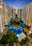 Modern Black 1BR Pool View w/ Netflix | Shore Pasay Near Mall of Asia - 인피니티 풀