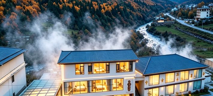 Kangding Middle Ancient Hot Spring Inn Отели в г. Кандин