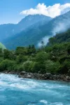 Shambhala Forest (Basha Scenic Area Branch) - vue sur la montagne