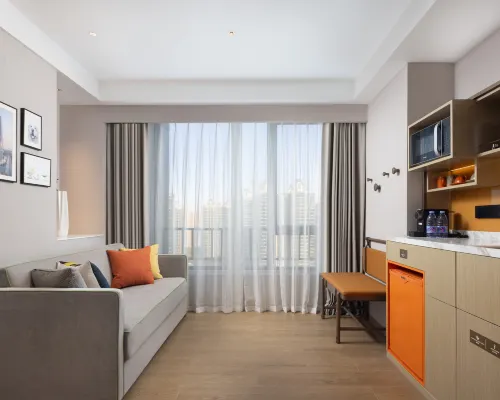 Home2 Suites by Hilton Jinan Tangye Sunac Land Номера Photos
