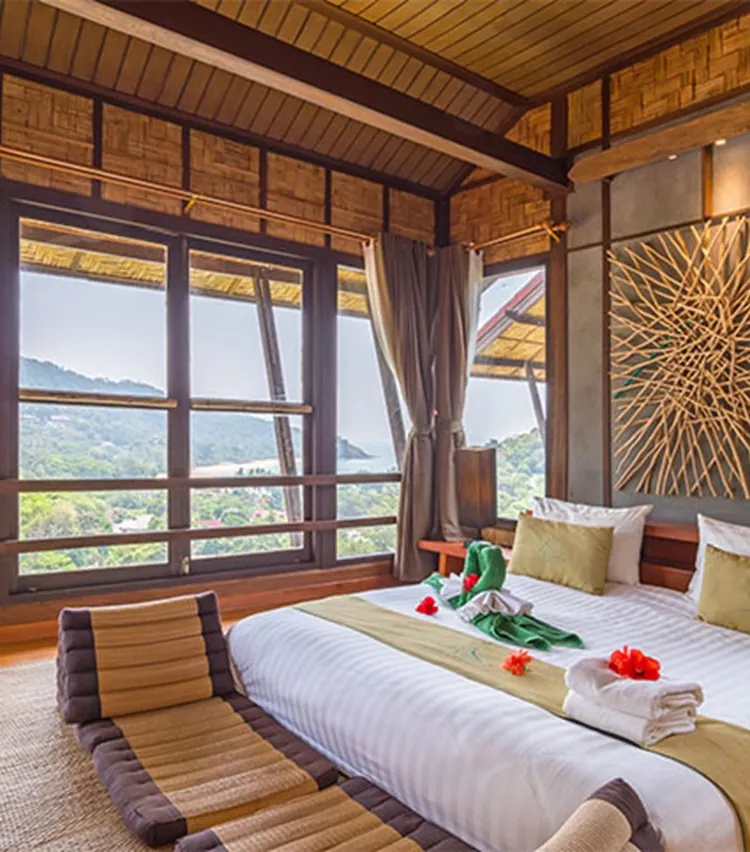 ห้องสวีทสองห้องนอนแบบกระท่อม 