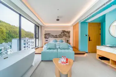 Moyun·Huating History Hui-style 180° view designer light luxury art holiday home