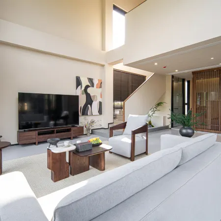 Lishan Left Bank Ring Mountain Wild Luxury Private Hot Spring Homestay
