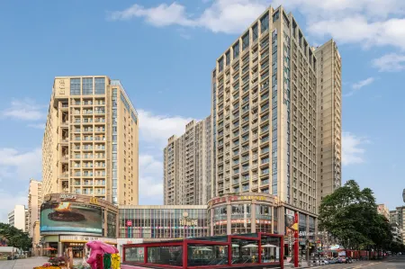 Poltton International Apartment (Foshan Zumiao Lingnan Tiandi Branch) Отели рядом со станцией Foshan West Railway Station