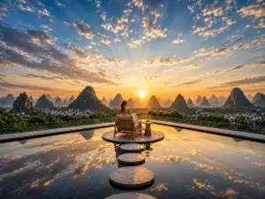 Yangshuo·JUE | AWAKENING • Viewing Guilin Landscape • Garden Pool • Resort Mansion