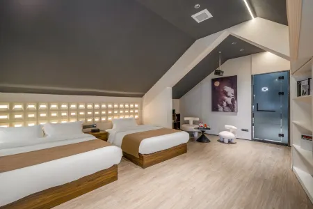 Floral Hotel·Return to Laixi Inn (Chaozhou Hanwen Gongxuan Branch) Отели рядом с достопримечательностью «Songlin Ancient Temple»