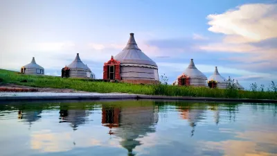 Hulunbuir Yiheula Mongolian Yurt Guesthouse Hôtels à : Bannière gauche du Nouveau Barag