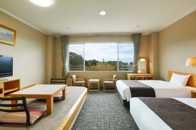 洋室ツイン（バス付）（禁煙） 亀の井ホテル 喜連川の写真