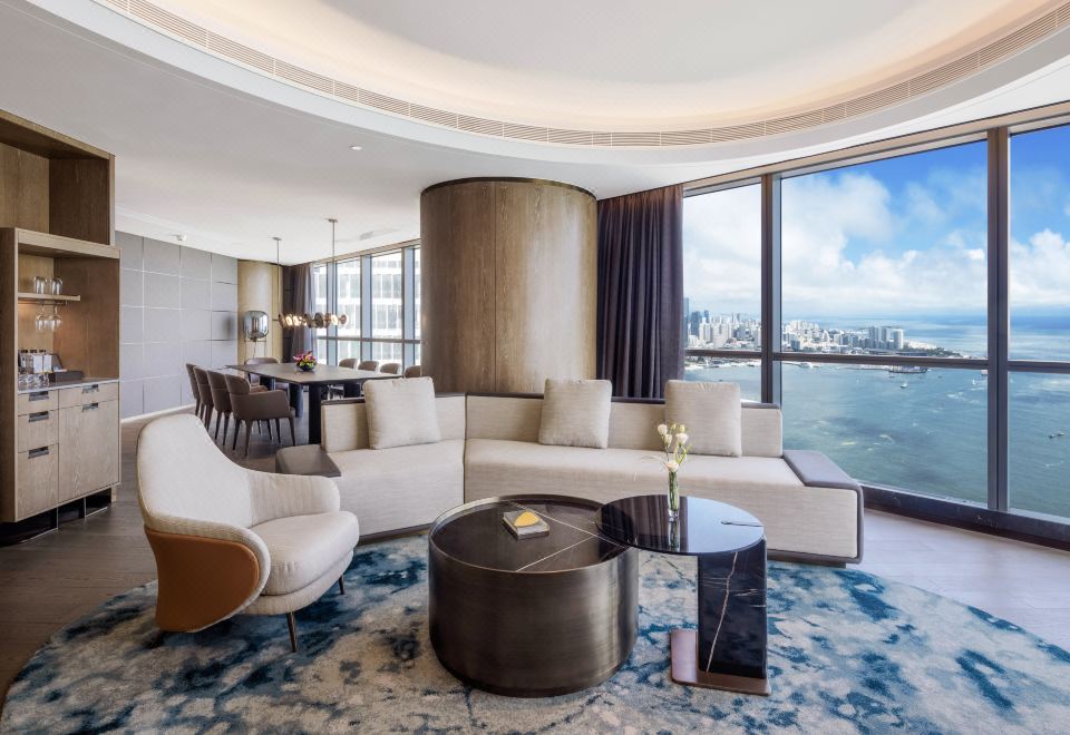 칭다오 하이티안 호텔의 웅장한 외관 사진