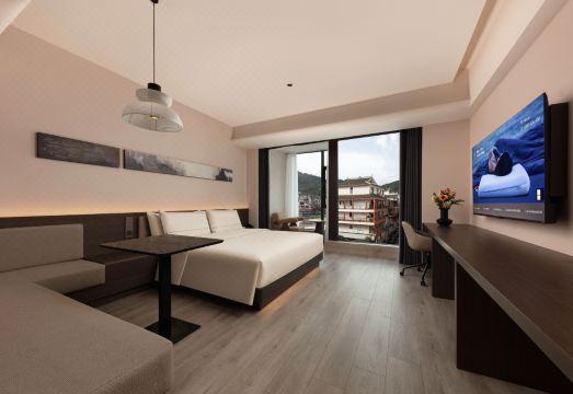 호텔 조식 뷔페 전경