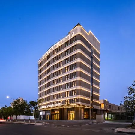 Atour Hotel, the starting point of Dushanzi Duku Highway, Karamay
