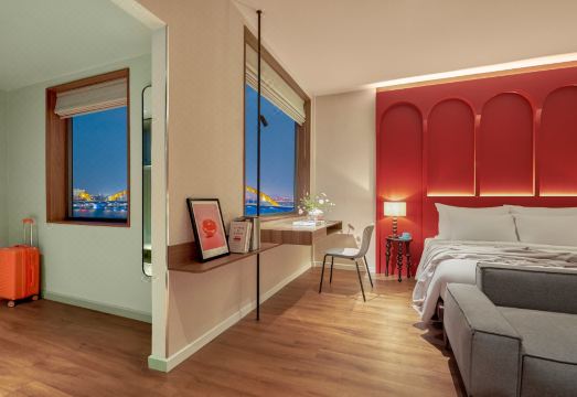 현대적인 호텔 내부