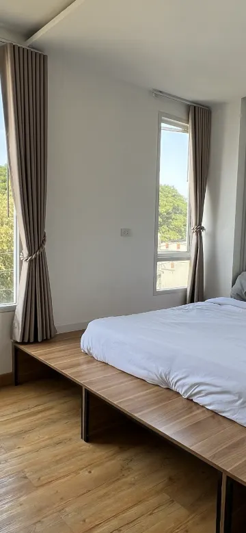 ห้องเสื่อทาทามิโคซี่พร้อมวิวสีเขียว