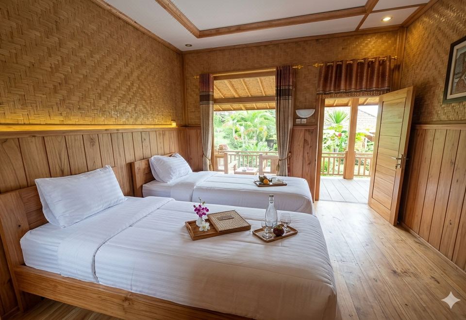 물리아 가든 방갈로 객실