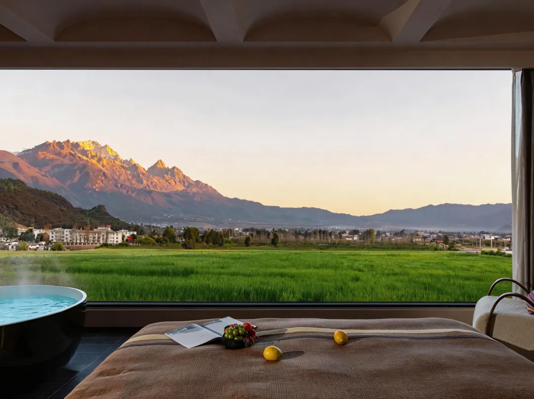 Yichuan·hoshino | Mountain View Sunshine Golden Peak · Designer Homestay - Lijiang