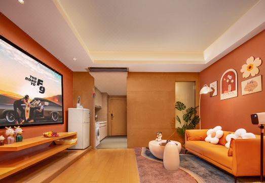 Siye Homestay의 복층 구조 주방