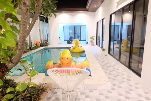 พูลวิลล่าใกล้ทะเล บ้านเดอะพูลเฮาส์พัทยา หมายเลข 8 The Pool House Pattaya No.8