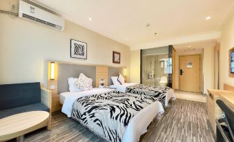 Fudelo City View | Light Luxury Apartment Hotel (Nanning Jiangnan Wanda Plaza Pingxi Night Market)