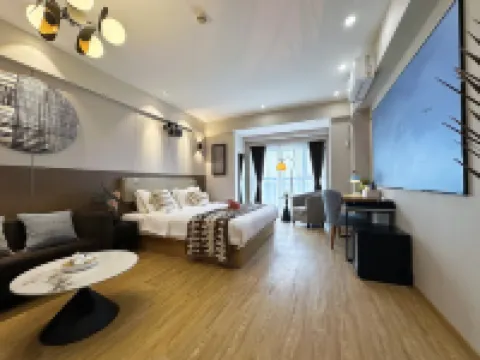 Xiyun Designer Apartment (Suzhou Xijin Bridge Subway Station Hanshan Temple)