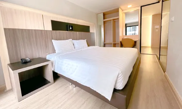 ห้องวันเบดรูม เตียงคิงไซส์