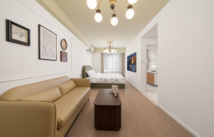 Blueberry chain hotel apartment (Linyi people's Square)