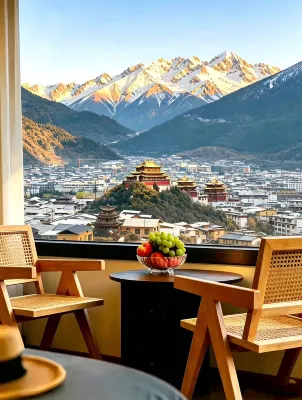 Xiangsheli Foguang Qifu Boutique Inn - bar