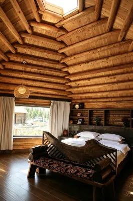 Yequ Lin She Vacation Apartment (Kanas Old Village) - 마운틴 뷰