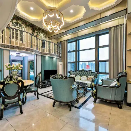 Ocean View loft Hotel Donggang International Mansion (Venice Watertown Branch, Dalian)