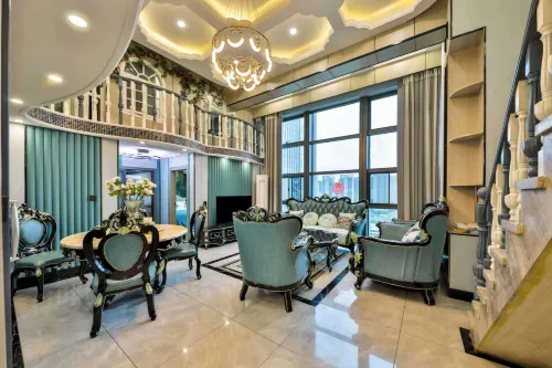 Ocean View loft Hotel Donggang International Mansion (Venice Watertown Branch, Dalian) - 2 ดาว