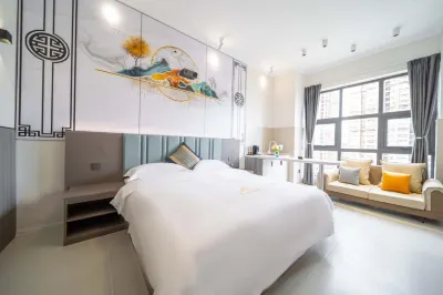 凱漫酒店（西安國際港務區港務大道地鐵站店） 鄰近中西部陸港金融小鎮的酒店