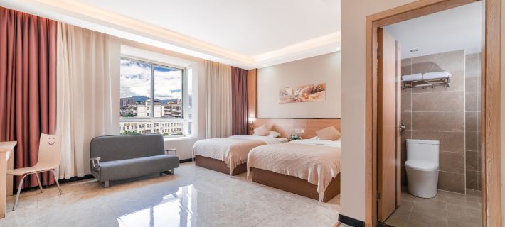 Yebang Convenience Hotel (Guilin North Railway Station) Hotele w: Powiat Lingchuan, Guangxi