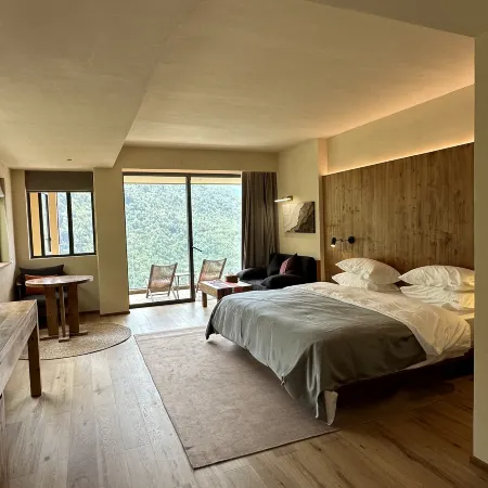 High-end private soup villa with starry sky and 24-hour free oxygen inhalation and floor heating