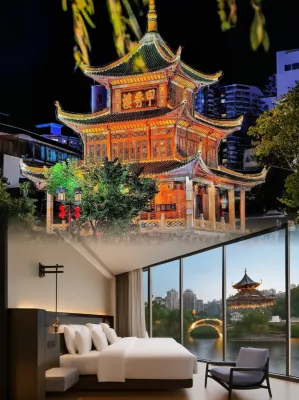 Puyu · Envision·Cinema Private Hot Spring Designer Hotel (Penshuici Jiaxiu Tower Branch), Guiyang Hotell i 
