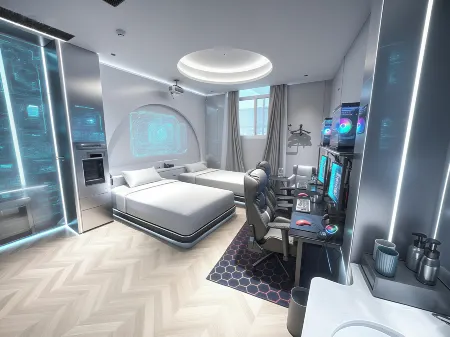 E•Sports Yinji E-Sports Hotel (Yuhuan Chumen Impression Plaza Shopping Center) Отели рядом с достопримечательностью «Baima'ao»