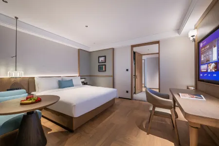 Wuhan Jianghan Road Pedestrian Street Manxin Hotel Отели рядом со станцией Wuchang Railway Station