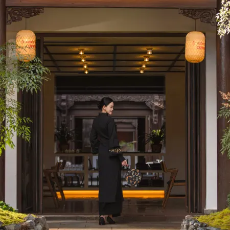 Chinese-style garden resort hotel